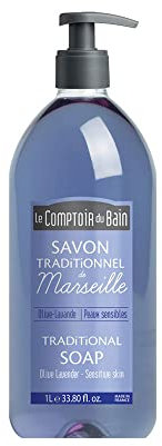 Le comptoir du bain savon traditionnel de marseille olive-lavande 1L