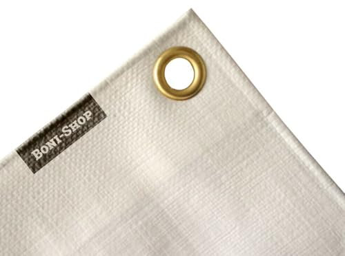 Bâche de protection 280 g/m² - Blanc - 2 x 3 (6 m²)