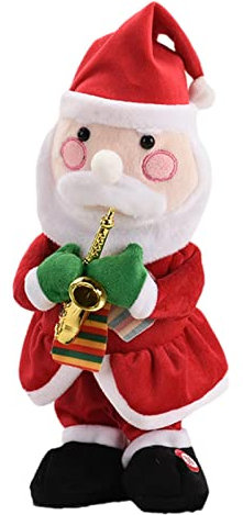 Weihnachtsfigur Rentier Weihnachtsmann Plüschtiere Elektrisches Spielzeug Mit Musik Lustiges Geschenk Niedliche Dekoration Plüschtiere Für Kinder Weihnachten Par Zubehör