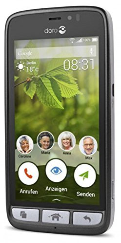 Doro Easy 8031 Telefono Cellulare, 8 GB, Nero