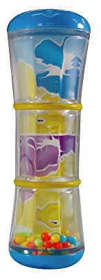 Halilit Rolly Shaker Baby Rainbomaker Musical Instrument. Rain Maker Shaker Musical Toys For Babies & Toddlers. Rain Stick Suitable for Boys & Girls from 3 months + (Colours Vary) Pack of 1