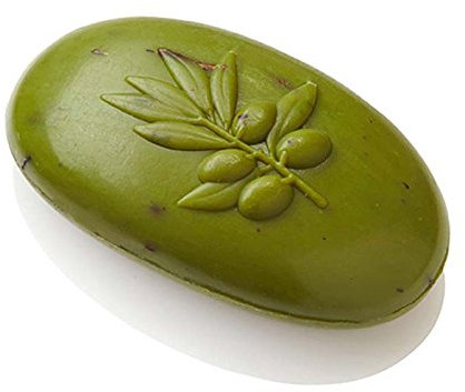 Ovis Schafmilchseife in Ovaler Form mit Scheabutter, Mandelöl , Düfte:Olive grün