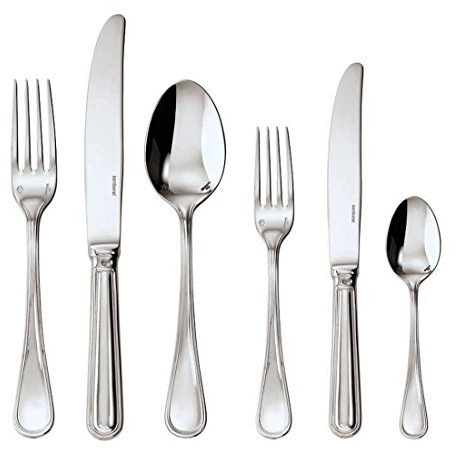 Sambonet MOD Contour 36 Pezzi 52501-84 c Manico Cavo in Acciaio Inox