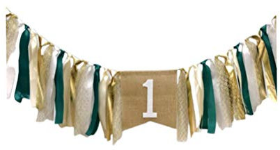 Amosfun 1 Satz Erste Geburtstag Banner Erster Geburtstagsbanner Vintage- 1 Jahr Altes Geburtstagsbanner Hohe Stuhl Dekoration 1st Geburtstag Decor Ziehen Sie Die Flagge Baby Empfohlen