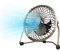 ASAB USB Desktop 4 Inch Mini Fan Desk Small Table Tilting Cooling with Metal Shell Operation 360° Up Down Home Office (Copper)