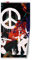 Feeby Papier Peint Sur La Porte Murale Collage Graffiti 100x200 cm noir et blanc Décoration Murale Tableaux Poster Chambre Enfant Salon Salle Cuisine Coucherr Art De Rue Banksy
