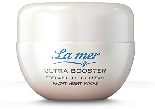 La mer Ultra Booster Premium Effect Cream Nacht - Luxuriöse, feuchtigkeitsspendende Anti-Aging-Gesichtscreme - Regenerierende und straffende Nachtcreme - Glättet Falten und strafft die Haut - 50 ml