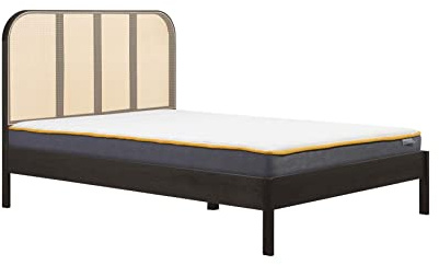 Birlea Margot King Rattan Bed Black