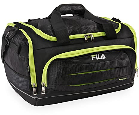 Fila Cypress Sporttasche, klein, Onyx/Limette, Einheitsgröße, Cypress Sporttasche, klein