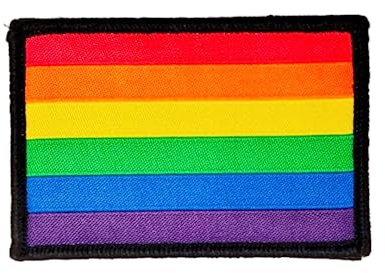 Homosexuell Patch - Flaggenpatch Homosexuell, Taktischer Homosexuell Patch - Gestickter Länderpatch Homosexuell- Patch Homosexuell (Homosexuell)