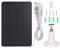 Panel de Batería de Cámara Solar, Cargador de Cámara de Seguridad de 5 V 4 W para Micro USB C, Cargador de Cámara Impermeable IP65 para Eufycam para Essential Spotlight para (Blanco)