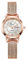 rorios Mädchen Minimalistische Armbanduhr Damen Analoge Quarzuhr wasserdichte Mesh Armbanduhr Frauen Roségold Uhr Woche Datum Kalender Weiß