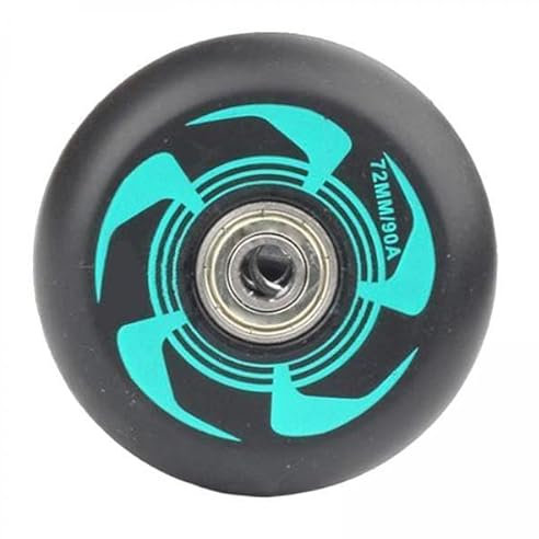 Folpus 4er Set Hochleistungs Rollen für Inline Skates, 76 mm, mit ABEC 9 Kugellagern – Perfekt für passionierte Skater
