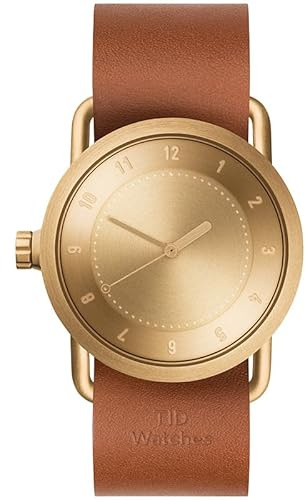 TID Goldene Uhr für Damen, 36 mm, Nische, leichter Luxus, einfache Paaruhr, Studenten-Stil, wasserdicht, Retro- und modische Damenuhr