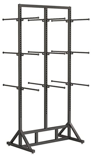 Verkaufsständer, verstellbar, für Unterwäsche, Schalständer, Stoffregale, Kleiderstange (schwarz, Stil 2)