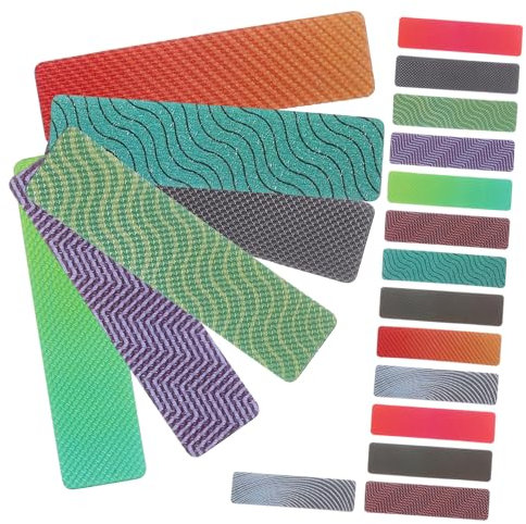 TOYANDONA 20blätter Sensorische Aufkleber Bunte Strukturierte Beruhigende Sensory Strips Atemruhe-Aufkleber Für Schreibtisch Mit Rauem Tastgefühl