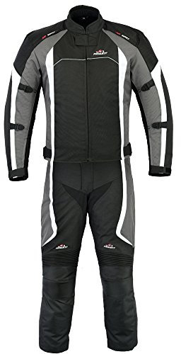PROANTI Motorradkombi Biker Motorrad Textil Kombi wasserdichte Jacke und Hose - XXL