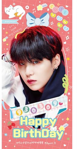 Suga_09 Bangtan Boys Suga Panorama-Poster, 69,8 x 32,8 cm