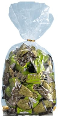 Leone depuis 1857 – Petit Lingot Fourré à la Pistache - Chocolat au Lait fourré aux Pistaches - Sans Gluten - Sachet Recharge - 500 gr