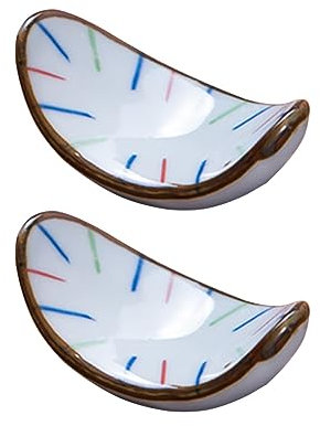 Soporte de cerámica japonesa para palillos, 4 piezas Soporte for palillos chinos Soporte for palillos chinos Soporte for palillos chinos de cerámica Soporte for palillos chinos de dibujos animados Alm