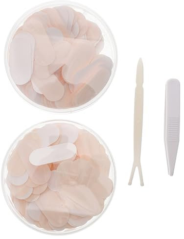 WOONEKY Doppellid Klebeband Satz 2 Packung Selbstklebendes Lidstraffungsband Für Schlupflider Hautfreundliches Augenpflaster Wasserfest Natürlicher Lifting Effekt Für Verschiedene Augenformen