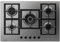 Teka 112610031, Gaskochfeld, 70 cm EFX 70.1 5G AI AL DR CI NAT (E4), Inox