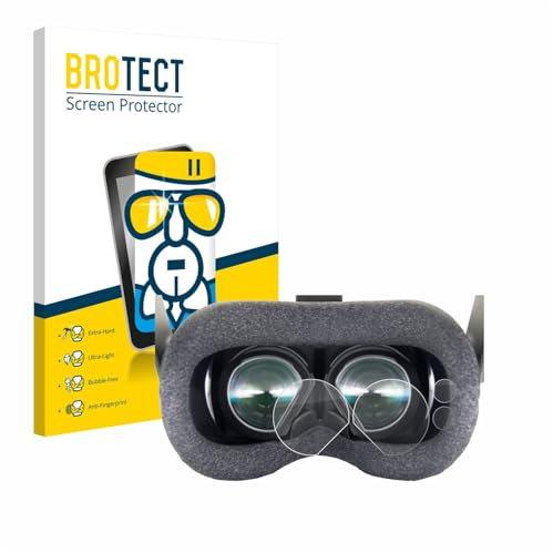 BROTECT Schutzglas für Valve Index VR-Headset Schutzfolie Made in Germany Panzer Folie Glas Displayschutz [Kratzfest 9H, Anti-Fingerprint]