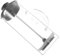 UTHCLO 1pezzi Bollitore Per Latte Manuale Borosilicato Montalatte Pratico Per Caffè e Cappuccino Design Elegante Con Coperchio Per Casa e Regali