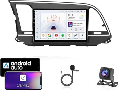ALOEU Car Multimedia Autoradio Doppeldin Radio Mit Navigation Für Hyundai Elantra 2015-2019 Einfügen Und Verwenden Navigationsgeräte GPS Car Video Player Steering Wheel Control