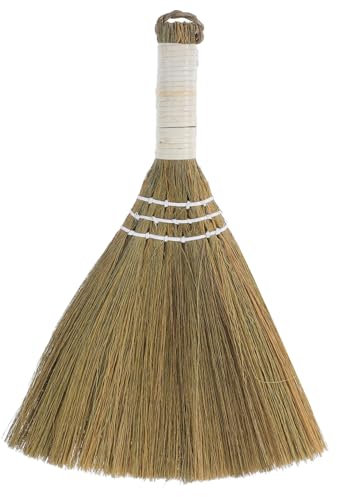 Cabilock Handheld Brush Whisks Asian Thai Duster Straw Soft Broom for Broomstick Cleaning