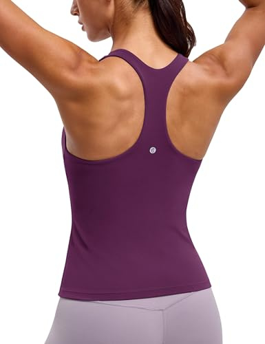 BAYDI Clouduxi Tank Tops Racerback Yoga Top Fitness Oberteil Tanktops mit Integriertem BH