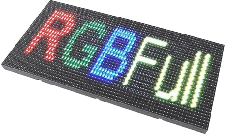 Yanmis Pantalla LED de Desplazamiento a Prueba de Agua de Alta Resolución para Escaparates en Salones y Cafeterías