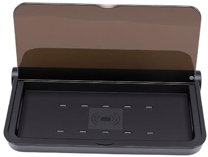 Plyisty Handy-Reinigungsbox, 15 W Schnelles Kabelloses Ladegerät mit UV-Licht für Smartphones Innerhalb von 7 Zoll, Schnelle und Effektive Reinigung in 5 Minuten (Black)