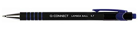 Q-Connect KF00673 Kugelschreiber Lamda, 0,7 mm, blau