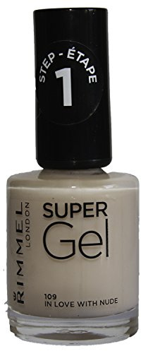 Rimmel London Super Gel Nagellack für Frauen – 109 Love with Nude