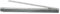 Metrica 16010 Mètre à ruban inox 2 m mm/mm