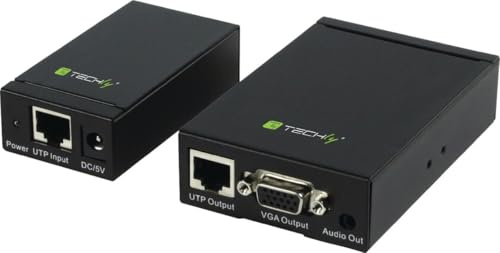 Extender VGA po kablu Cat5e/6 do 300m z audio