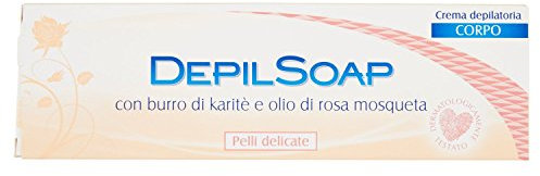 crème dépilatoire corpo burro di karite' e petali di rosa per pelli delicate 150 ml