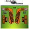 Pegatinas HORQUILLA Rock Shox Pike 2016 ELX24 Stickers Aufkleber AUTOCOLLANT Decals Bicicleta Cycle MTB Bike 29 Naranja/Orange