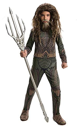 Rubie's Official DC Justice League Aquaman Child Costume, Kids Fancy Dress