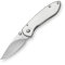 Buck Messer Mini-Einhandmesser College Ganzstahl Länge geöffnet: 12.2 cm, blau, M