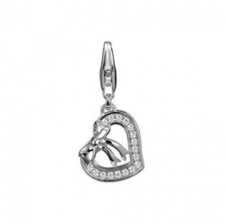 Esprit Anhänger Charms Silber Zirkonia Love Bow ESCH90871A000