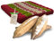 livasia Sitzkissen Stuhlauflage groß - 50x50x6cm - Bodenkissen Indoor/Outdoor, Meditationskissen Yogakissen, Stuhlauflage für Palettenmöbel, Steppkissen für Stuhl und Bank (Rot/Grün)
