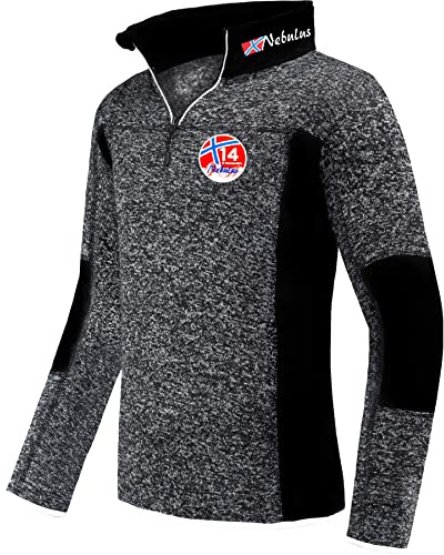 Nebulus Fleecepulli PAAVO Herren - Reißverschluss, Pullover