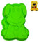 KeepingcooX Pup Puppy Dog Silikon Kuchenform zum Backen Kuchen - Hund Backform | Schokolade Mousse-Kuchen DIY, Welpe Hündchen Form | Geburtstagstorte Pfanne für Kinder, 20 x 4 x 16 cm
