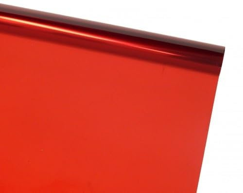 Arkai Bügelfolie, transparent, Verschiedene Varianten Farbe Rubinrot RAL3003 transparent