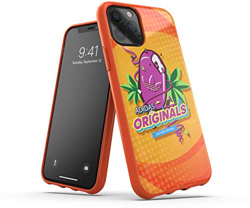 adidas Originals Kompatibel mit iPhone 11 Pro Hülle, Geformte Bodega Handy Schutzhülle Cover - Orange