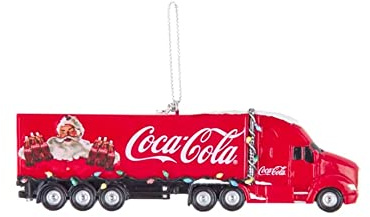 Kurt Adler CC2204 Coca-Cola Truck Holiday Ornament, 5-inch Length, Resin
