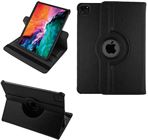 COOVY® 2.0 Etui pour Apple iPad Pro 11 (Model 2018/2020) Coque de Protection Rotation 360° Smart Housse Cover Case Stand Auto Réveil/Sommeil | Noir