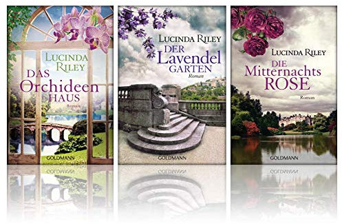Lucinda Riley | 3er Band als Taschenbuch Set | Das Orchideenhaus + Der Lavendelgarten + Die Mitternachtsrose